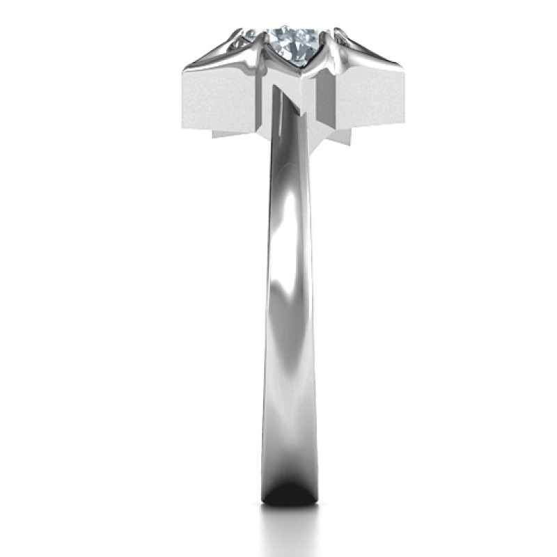 Sterling Silver Superstar Ring - View 5 Star-shaped Superstar Ring product view