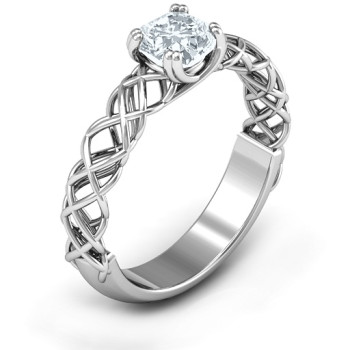 Sterling Silver Tangled in Love Ring Sterling Silver Tangled in Love Ring