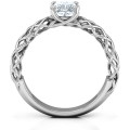 Tangled in Love Ring Detail Tangled in Love cushion-cut stone ring