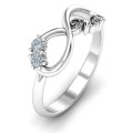 Sterling Silver Trust Infinity Ring Sterling Silver Trust Infinity Ring alternate view