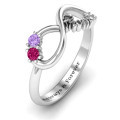 Two Stone Promise Infinity Ring Two Stone Promise Infinity Ring product image