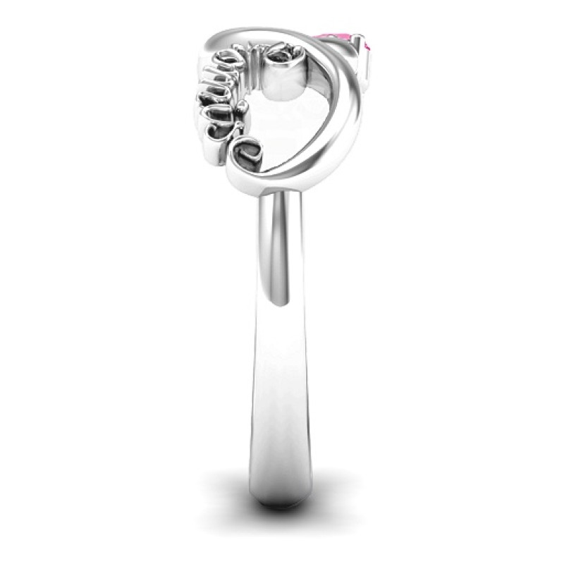 Two Stone Promise Infinity Ring Two Stone Promise Infinity Ring product image