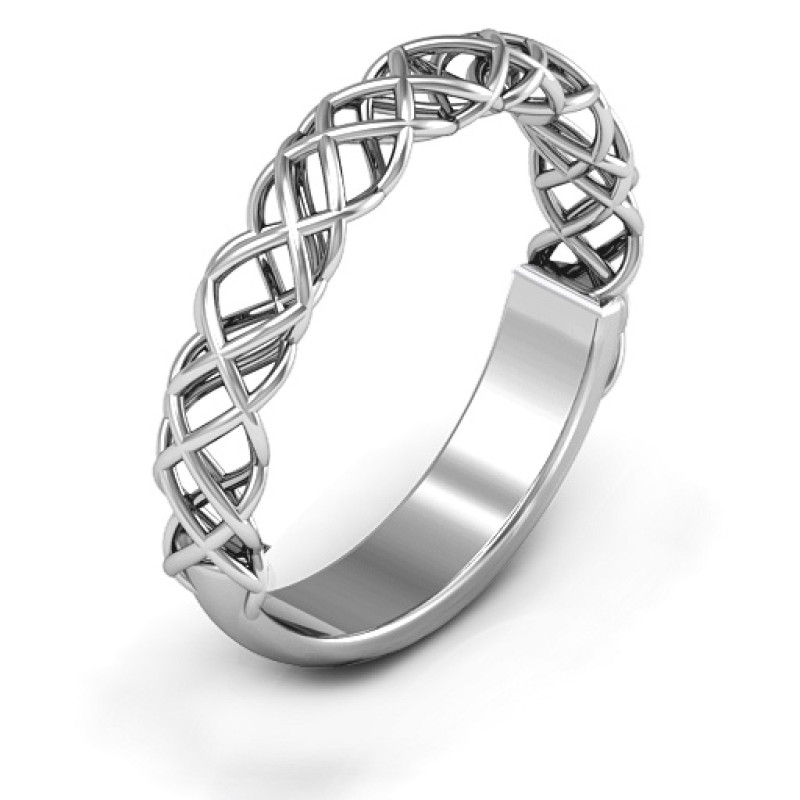 Sterling Silver Woven in Love Ring Woven in Love Ring product view