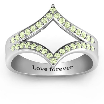 Symmetrical Sparkle Ring Symmetrical Sparkle Ring
