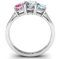 Three Stone Eternity Ring Three Stone Eternity ring product view