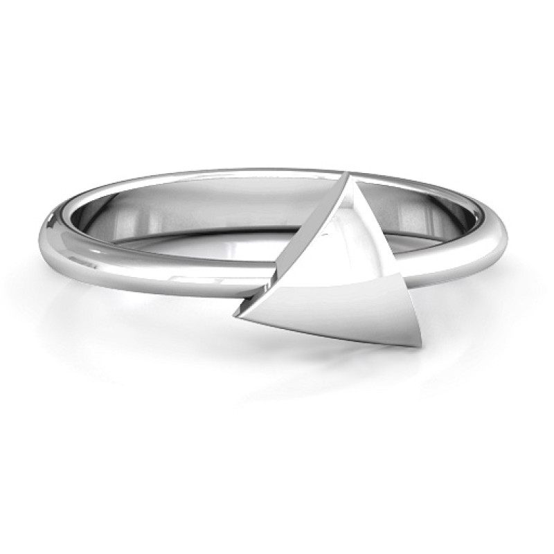 Triangle Pebble Geometric Ring Triangle Pebble Geometric Ring product image