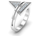 Triangle of Glam Geometric Ring View Triangle of Glam geometric ring product view