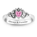 Trinity Knot Heart Crown Ring Trinity Knot Heart Crown Ring product image