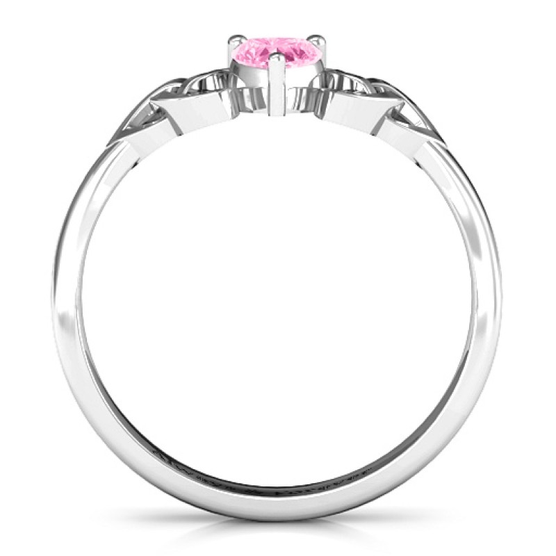 Trinity Knot Heart Crown Ring Trinity Knot Heart Crown Ring product image