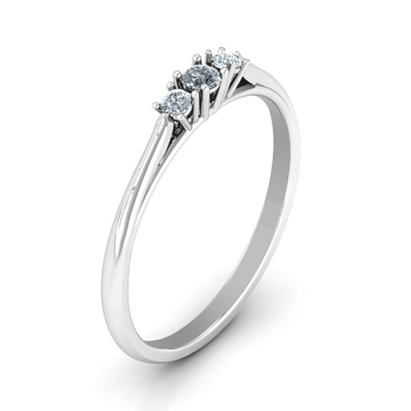 Trinity Ring on Classic Band Trinity Ring on Classic Band product image