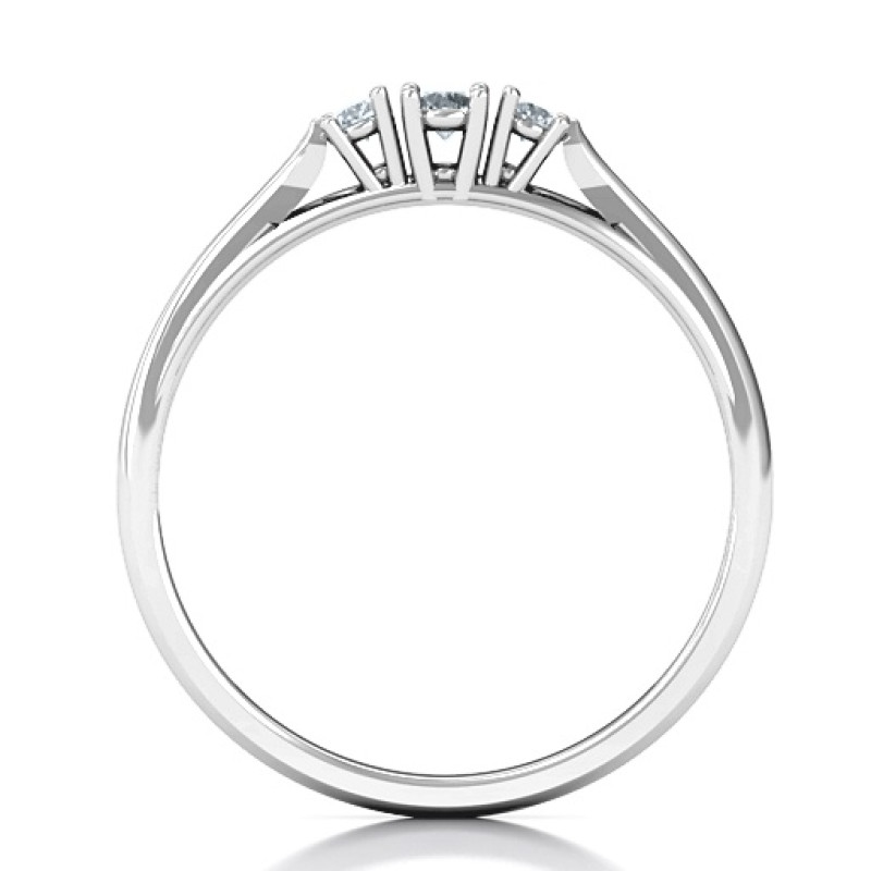 Trinity Ring on Classic Band Trinity Ring on Classic Band product image