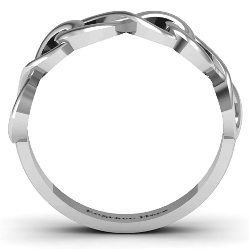 Triple Entwined Infinity Ring Triple Entwined Infinity Ring product image