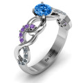 Triple Infinity with Accents Ring Triple Infinity with Accents Ring product image