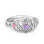 Triple Trinity Celtic Heart Ring