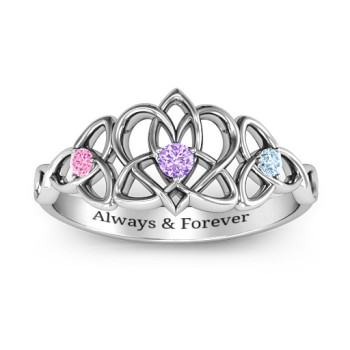 Triple Trinity Celtic Heart Ring Triple Trinity Celtic Heart Ring