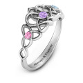 Triple Trinity Celtic Heart Ring Triple Trinity Celtic Heart Ring product view