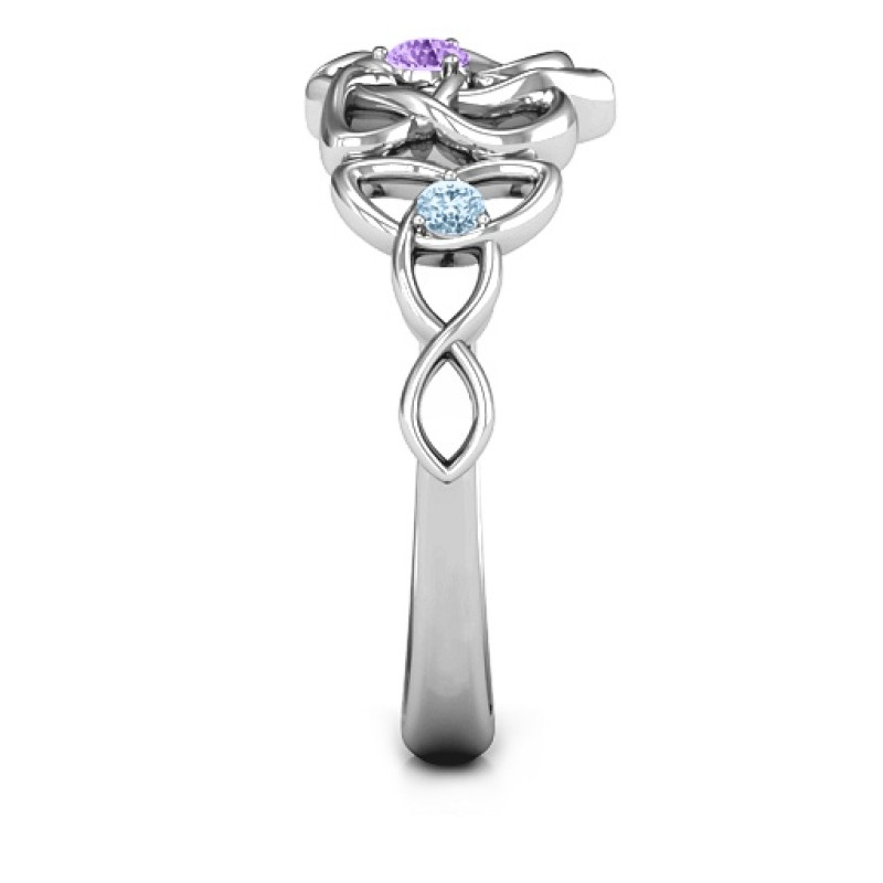 Triple Trinity Celtic Heart Ring Triple Trinity Celtic Heart Ring product view