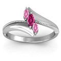 Trois Marquise and Studded Ring product image