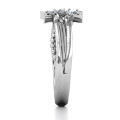Twinkling Starlight Ring Twinkling Starlight Ring with three round stone settings