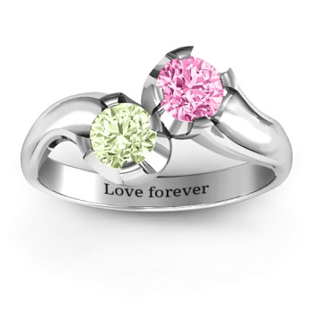 Two Stone Sparkle Ring Two Stone Sparkle Ring