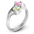 Two Stone Sparkle Ring Two Stone Sparkle Ring product view
