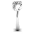 USA Infinity Ring USA Infinity Ring with three round stones