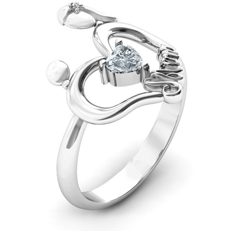 Unbreakable Bond Heart Ring Unbreakable Bond Heart Ring product view