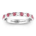 Vintage Glamour Accented Band ring view Vintage Glamour Accented Band ring view