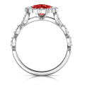 Vintage Glamour Accent Stone Ring - Ring View Vintage glamour accent stone ring product view
