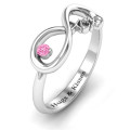 XOXO Infinity Ring XOXO Infinity Ring with round stone