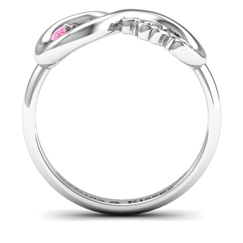 XOXO Infinity Ring XOXO Infinity Ring with round stone