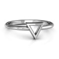 Personalised Triangle Ring Personalised triangle ring product image