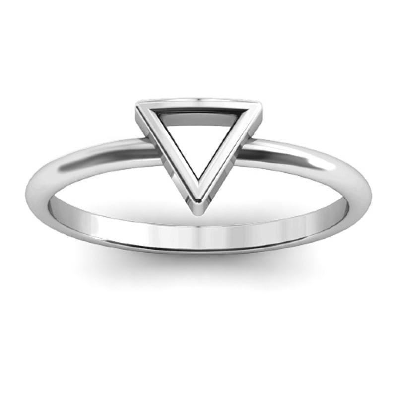 Personalised Triangle Ring Personalised triangle ring gallery image