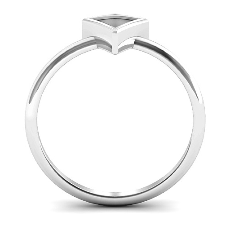 Personalised Triangle Ring Personalised triangle ring gallery image