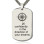 Compass Man's Dog Tag Name Necklace