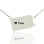 Personalised Pennsylvania State USA Map Necklace With Heart Name Silver