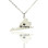 Virginia State USA Map Necklace With Heart Name Silver