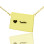 Wyoming State Shaped Map Necklaces With Heart Name Gold Plated