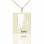 Personalised Rhode State Dog Tag With Heart Name Silver