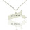 Massachusetts State Shaped Necklaces With Heart Name Silver