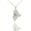 Custom Maine State Shaped Necklaces With Heart Name Silver