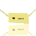South Dakota heart name necklace product image
