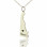 Custom Delaware State Shaped Necklaces With Heart Name Silver