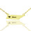 Custom Tennessee State Shaped Necklaces With Heart Name Gold Plated