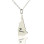 Custom New Hampshire State Shaped Necklaces With Heart Name Silver