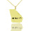 Custom Georgia State Shaped Necklaces With Heart Name Gold Plated