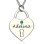 Personalised Heart Keepsake Pendant with Name Sterling Silver