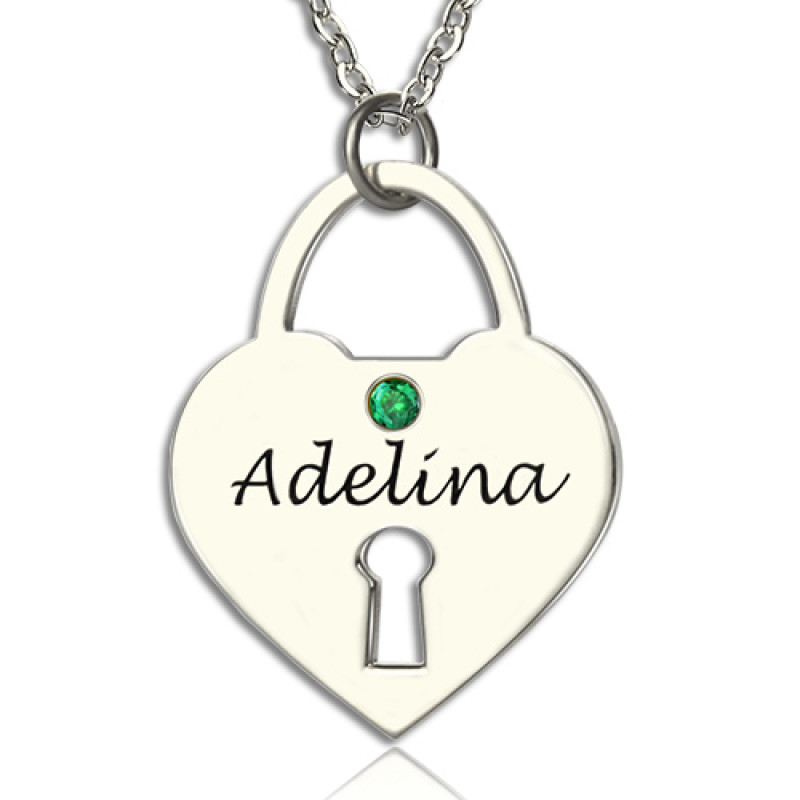 Personalised heart keepsake pendant with engraved name