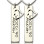 Personalised Couple Bar Necklace with Name Date Silver