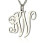 Personalised 2 Initial Monogram Necklace Sterling Silver